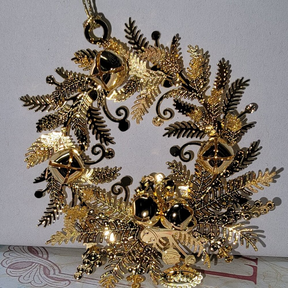 23kt Gold CHRISTMAS ORNAMENT